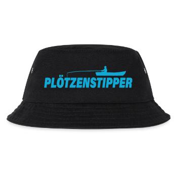 PLÖTZENSTIPPER - Kinder Bucket Hat - Schwarz - Vorne