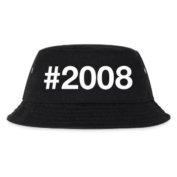 2008 Hashtag 18 Jahre 18. Geburtstag - Kinder Bucket Hat - Schwarz - Vorne