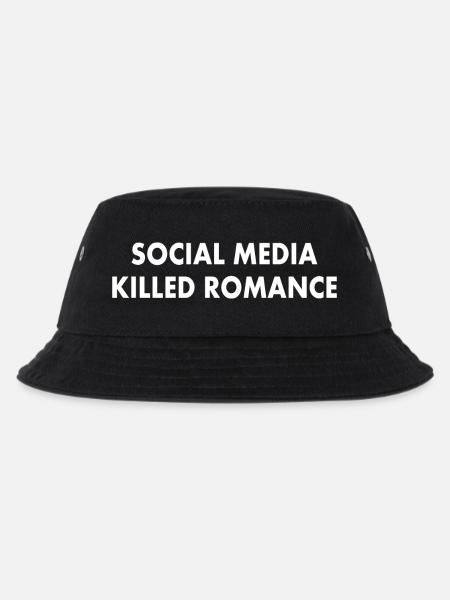 social media killed romance - Bob Enfant - noir