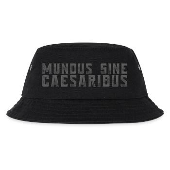 Mundus Sine Caesaribus Quote Latin - Kids’ Bucket Hat - black - Front