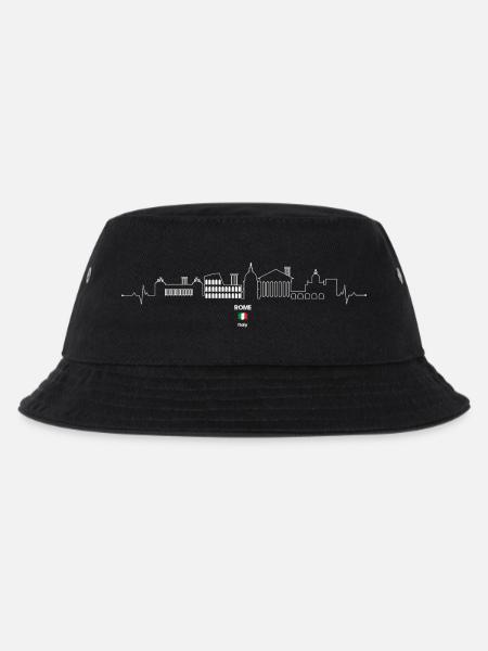 Silhouette de paysage urbain italien classique - Bob Enfant - noir