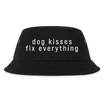 Dog Kisses Fix Everything - Cadeau pour chien chéri - Bob Enfant - noir - Devant