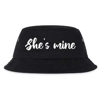 She-s-Mine-Design - Kinder Bucket Hat - Schwarz - Vorne