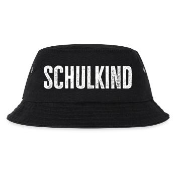 Schoolchild – Perfect for starting school & starting school - Kids’ Bucket Hat - black - Front