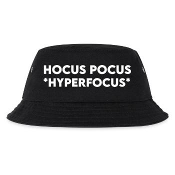 Hokuspokus-Hyperfokus - Kinder Bucket Hat - Schwarz - Vorne