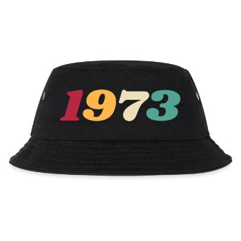 1973 Geschenk 1973 Geburtstag 1973 Retro 1973 - Kinder Bucket Hat - Schwarz - Vorne