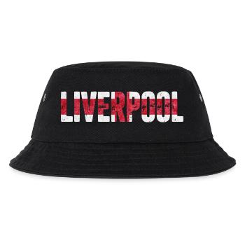Liverpool England - Kinder Bucket Hat - Schwarz - Vorne