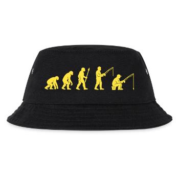Fishing Evolution Path Design - Kids’ Bucket Hat - black - Front