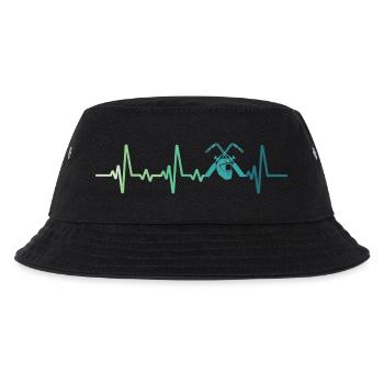 Schweißer-Herzschlagschweißen - Kinder Bucket Hat - Schwarz - Vorne
