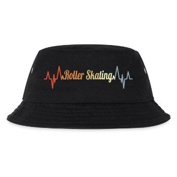 Roller Skates Heart Palpitations - Kids’ Bucket Hat - black - Front
