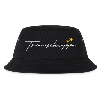 Traumschnuppe Design - Kinder Bucket Hat - Schwarz - Vorne