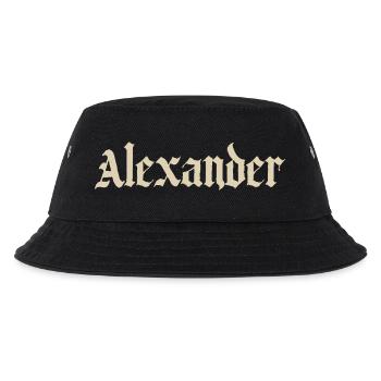 Alexander Gothic lettering - Kids’ Bucket Hat - black - Front