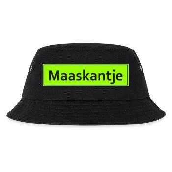 Maaskantje - Oranje - Niederlande - Nederland - Kinder Bucket Hat - Schwarz - Vorne