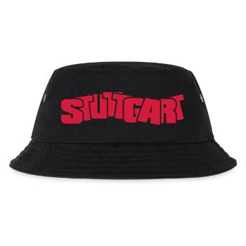 Stuttgart - Kinder Bucket Hat - Schwarz - Vorne