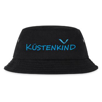 KÜSTENKIND - Kinder Bucket Hat - Schwarz - Vorne