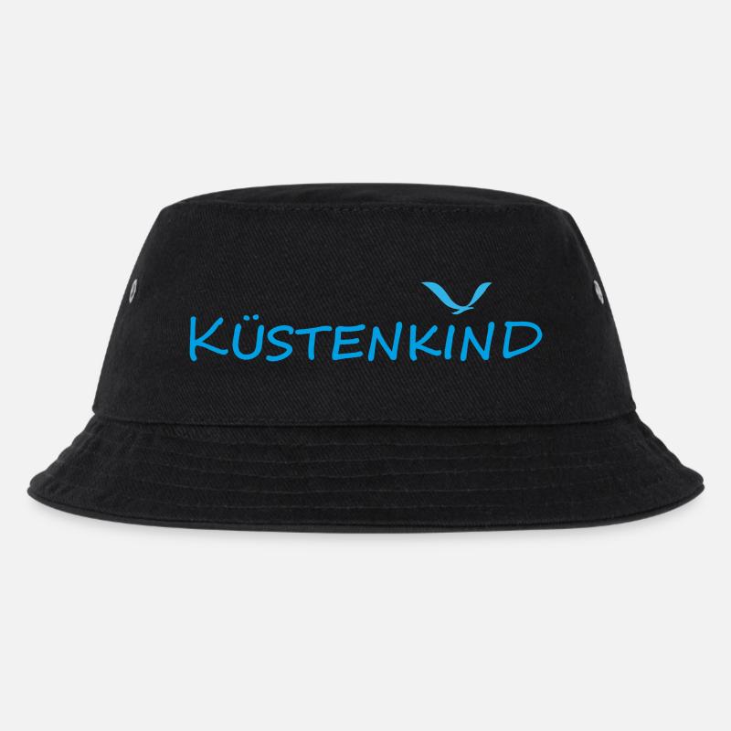 KÜSTENKIND - Kinder Bucket Hat - Schwarz
