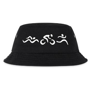 Triathlon - Kinder Bucket Hat - Schwarz - Vorne