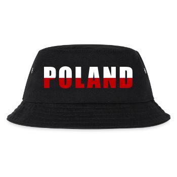 Poland Polen - Kinder Bucket Hat - Schwarz - Vorne