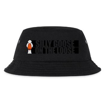 goose on the loose - Kinder Bucket Hat - Schwarz - Vorne