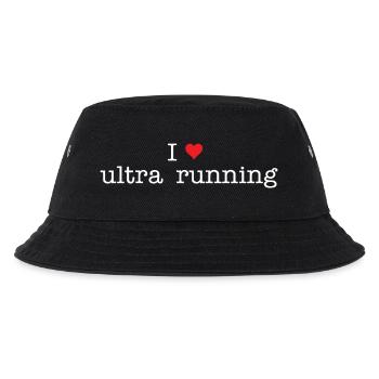 I Love Ultra Running - Kids’ Bucket Hat - black - Front