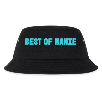 OMA. MUTTERTAG. ALLES GUTE ZUM OMA-TAG. ICH LIEBE DICH - Kinder Bucket Hat - Schwarz - Vorne