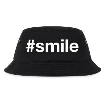 SMILE Laughter - Kids’ Bucket Hat - black - Front