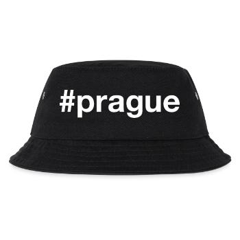 PRAGUE Prag Hashtag - Kinder Bucket Hat - Schwarz - Vorne