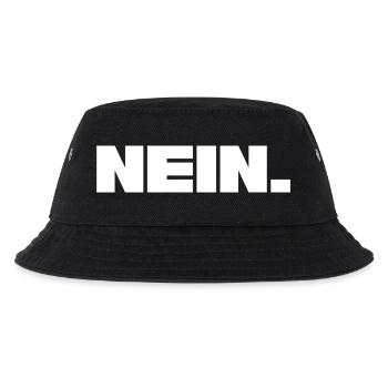 Nein. - Kinder Bucket Hat - Schwarz - Vorne