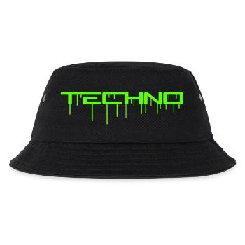 Techno Green Graffiti Spray Drop Musique Dicton - Bob Enfant - noir - Devant