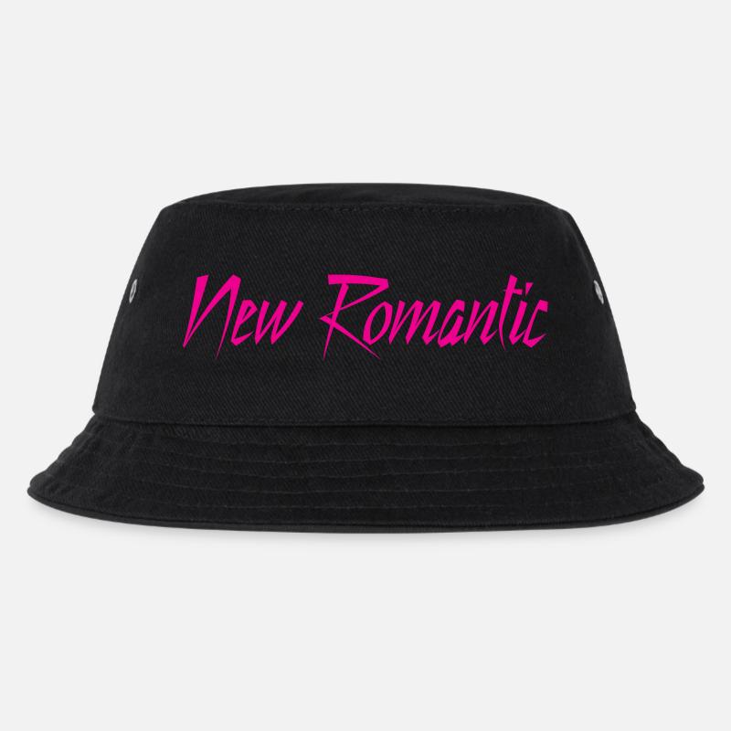 New Romantic - Kinder Bucket Hat - Schwarz