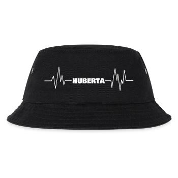 Vorname Huberta - Kinder Bucket Hat - Schwarz - Vorne