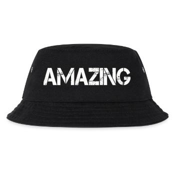 AMAZING - Kids’ Bucket Hat - black - Front