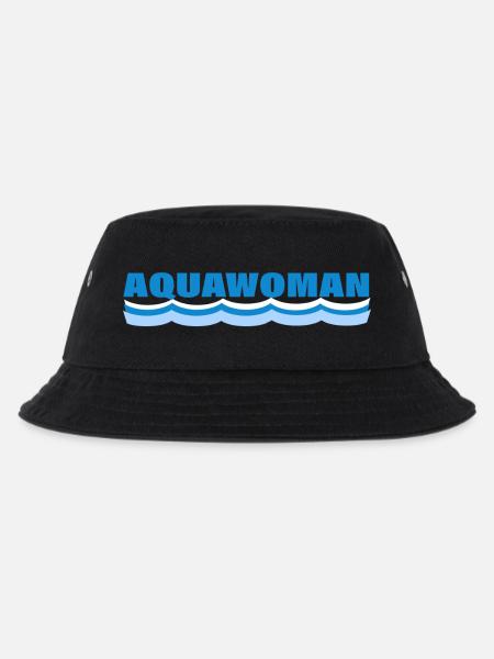 AQUAWOMAN - Kinder Bucket Hat - Schwarz