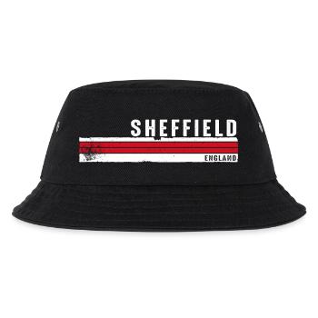 Sheffield - Englands Stahlstadt-Erbe - Kinder Bucket Hat - Schwarz - Vorne