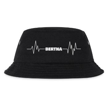 Bertha als Vorname - Kinder Bucket Hat - Schwarz - Vorne