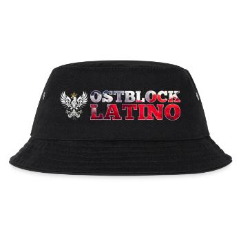 Ostblock Latino Pole Polen weißer Adler Geschenk - Kinder Bucket Hat - Schwarz - Vorne