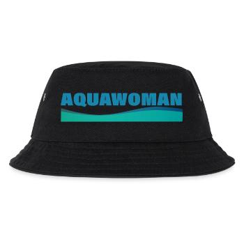 AQUAWOMAN - Kinder Bucket Hat - Schwarz - Vorne