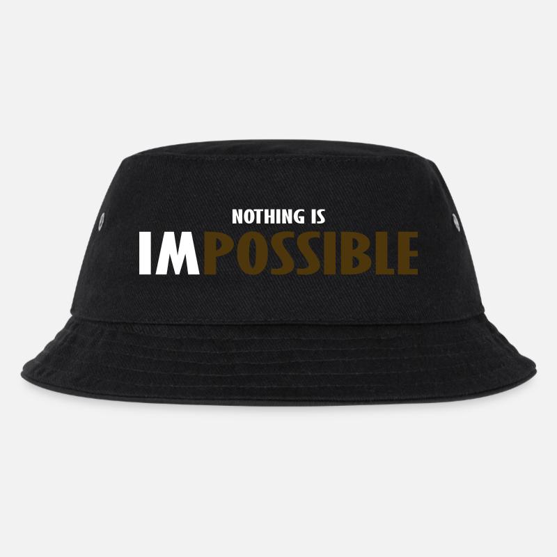 NO THING IS IMPOSSIBLE  - Bob Enfant - noir