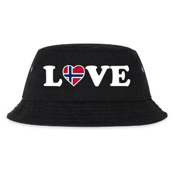 Amour - Drapeau de la Norvège - Norvège - Norvège - Bob Enfant - noir - Devant