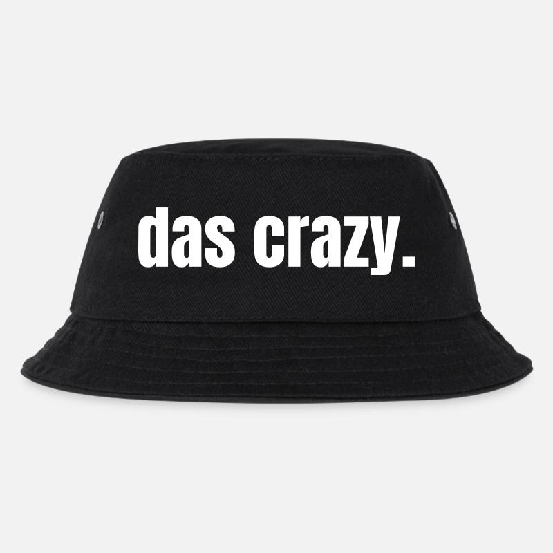 Das Crazy Jugendsprache Insider Meme Cool Verrückt - Kinder Bucket Hat - Schwarz