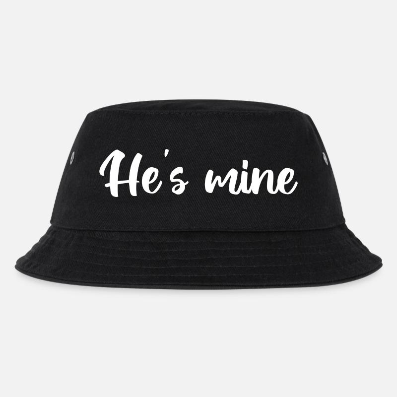 He_s Mine Design - Kids’ Bucket Hat - black