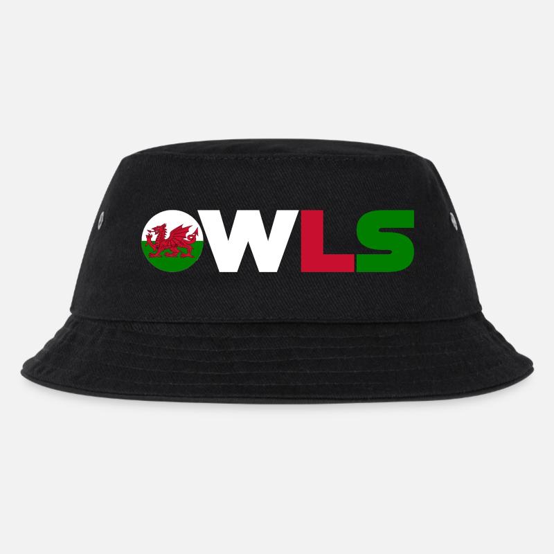 Wales - Kids’ Bucket Hat - black