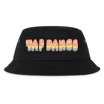 Tap Dance Regenbogen Pastell - Kinder Bucket Hat - Schwarz - Vorne
