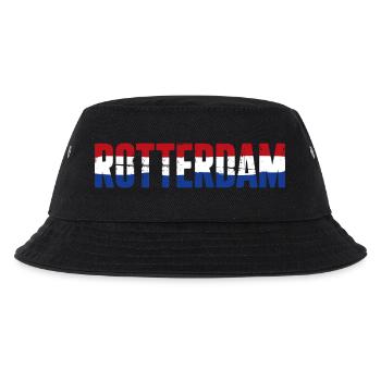 Drapeau de Rotterdam Néerlandais Vintage - Bob Enfant - noir - Devant