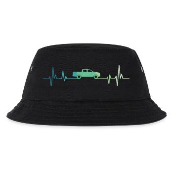 Pick-up Herzschlag-Geländewagen - Kinder Bucket Hat - Schwarz - Vorne