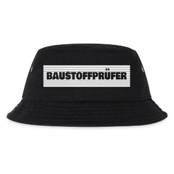 Berufung Baustoffpruefer - Kinder Bucket Hat - Schwarz - Vorne
