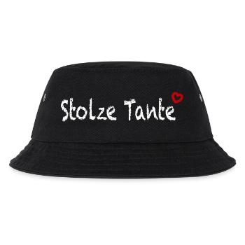 Stolze Tante  - Kinder Bucket Hat - Schwarz - Vorne