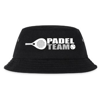 Padel-Team - Kinder Bucket Hat - Schwarz - Vorne