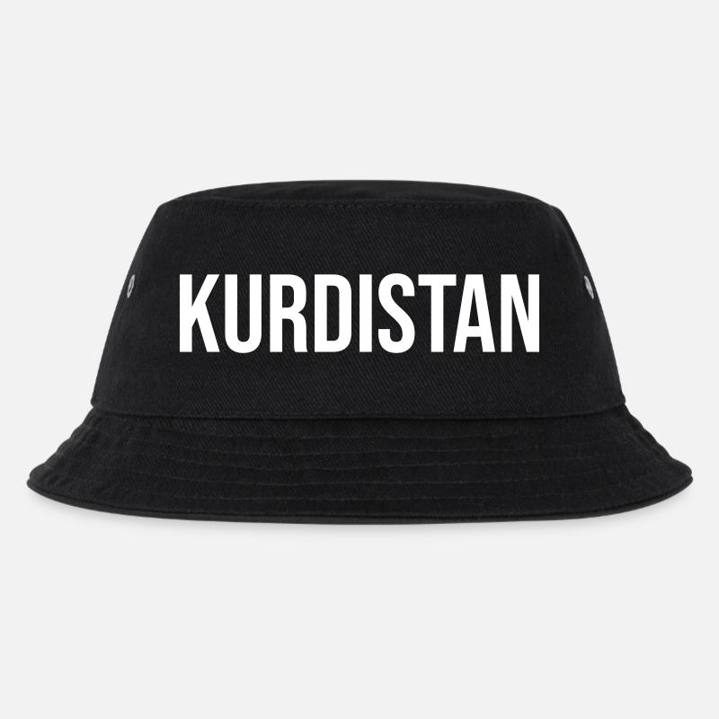 Kurdistan - Kinder Bucket Hat - Schwarz