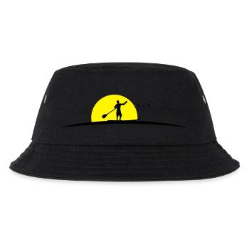 Stand Up Paddeln - Kinder Bucket Hat - Schwarz - Vorne